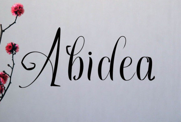 Abidea: A Luxurious Handwritten Font
