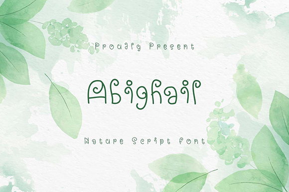 Abighail: A Whimsical Handwritten Font