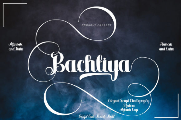 Bachtiya: A Stylish Script Font