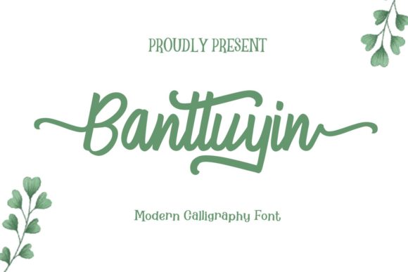 Banttuyin: A Magical Handwritten Font
