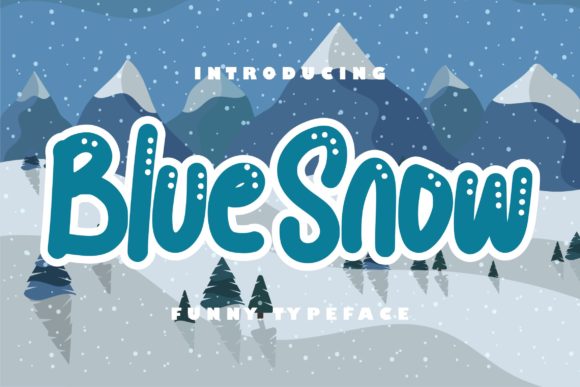 Blue Snow: A Playful Font for Web Design