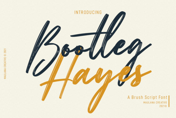 Bootleg Hayes Font for Web Design