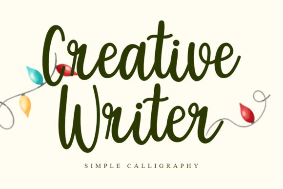 Creative Writer Font for Marketing