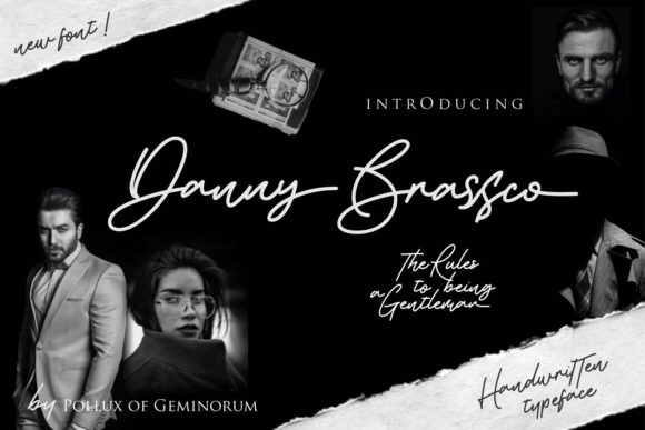 Danny Brassco: A Classy Handwritten Font