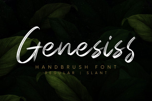 Genesiss: A Flowing Script Font