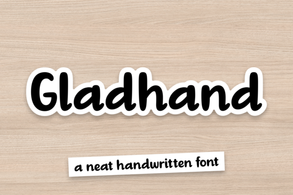 Gladhand: A Handwritten Font for Creative Projects