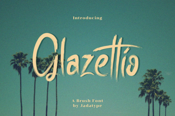 Glazettio: A Handwritten Font for Elegant Design