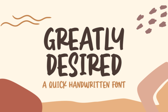 Greatly Desired Font for Web Design