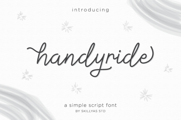 Handyride: A Handwritten Font for Makers