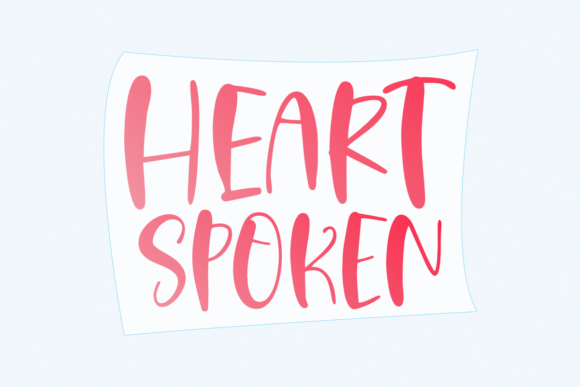 Heart Spoken: A Font That Speaks Volumes