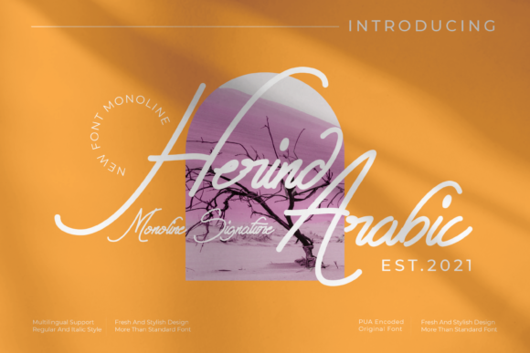 Herind Arabic: A Elegant Handwritten Font
