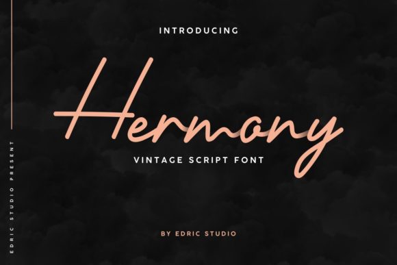 Hermony: A Handwritten Font for Creative Campaigns