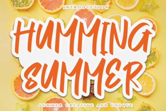 Humming Summer Font Review