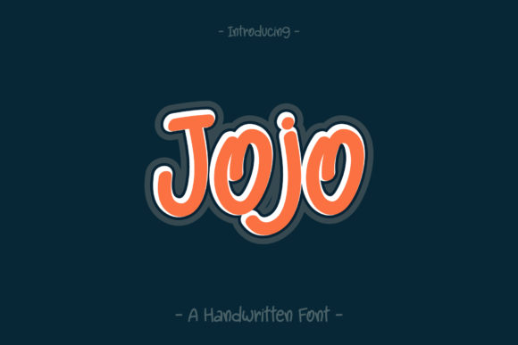 Jojo: A Magical Handwritten Font