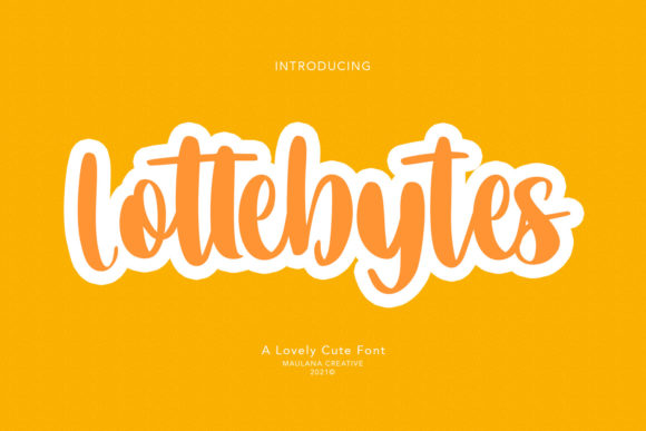 Lottebytes: A Joyful Font for Business