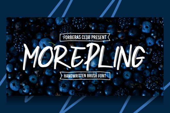 Morepling: A Cool Handwritten Font for Creative Projects