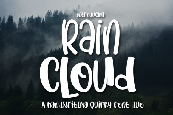 Rain Cloud Font: Fresh & Friendly