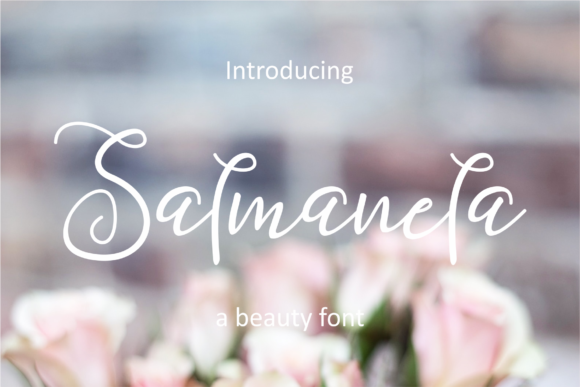 Salmanela: Handwritten Font for Craft Creators