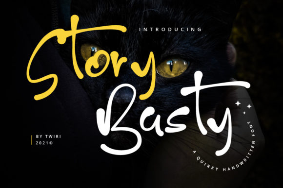Story Basty: Quirky Handwritten Font