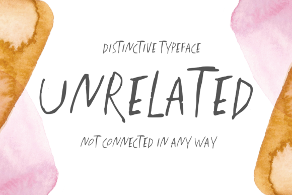 Unrelated: A Script Handwritten Font Review