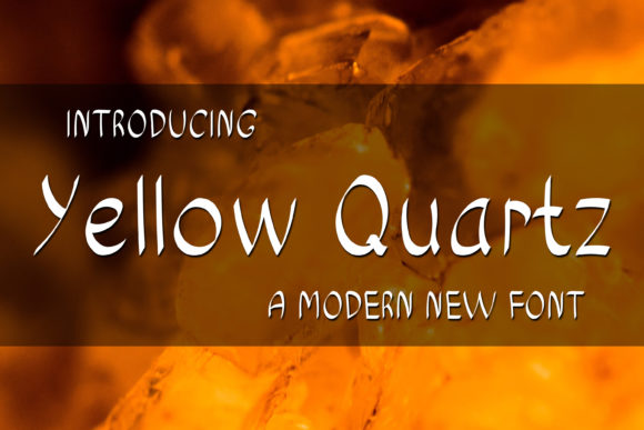 Yellow Quartz: A Handwritten Font for Web Design